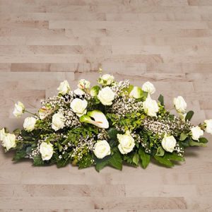 CUSCINO FUNEBRE BIANCO